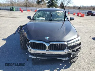 2021 BMW 5 Series 530i xDrive with VIN WBA13BJ0XMWX14935, listed as a Copart auction lot 49419975 with Not Provided miles and Clean Title. Bid and sale history available at carsss.com. Image 5.