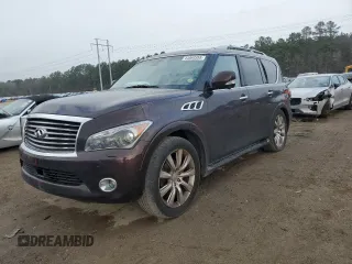 2013 Infiniti QX56 with VIN JN8AZ2NE0D9042474, listed as a Copart auction lot 44863355 with 158,799 mi miles and Clean Title. Bid and sale history available at carsss.com. Image 1.