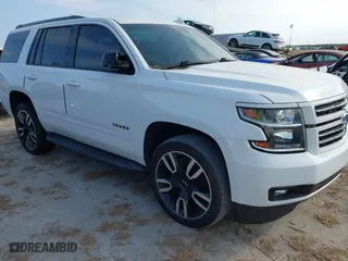 2018 Chevrolet Tahoe Premier with VIN 1GNSCCKJ8JR306827, listed as a IAAI auction lot 40614975 with 1 mi miles. Bid and sale history available at carsss.com. Image 1.