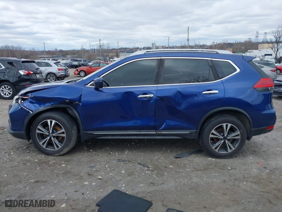 2017 Nissan Rogue SL with VIN 5N1AT2MV0HC742787, listed as a IAAI auction lot 41738314 with 156,574 mi miles. Bid and sale history available at carsss.com. Image 14.