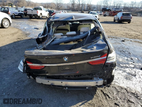 2018 BMW 7 Series 740e xDrive iPerformance with VIN WBA7J2C57JG938498, listed as a Copart auction lot 36909604 with 0 mi miles. Bid and sale history available at carsss.com. Image 6.
