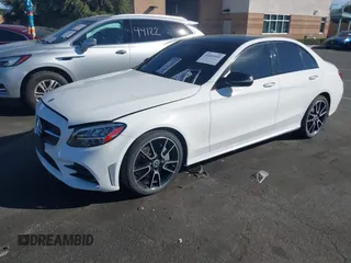 2019 Mercedes-Benz C 300 with VIN 55SWF8DB8KU294043, listed as a IAAI auction lot 41681040 with Not Provided miles and . Bid and sale history available at DreamBid. Image 2.