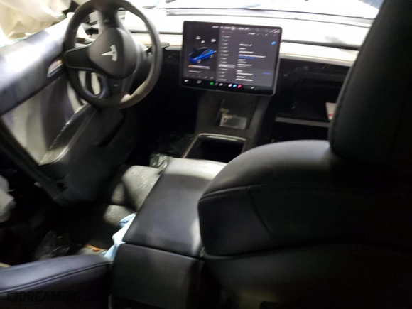 2023 Tesla Model 3 with VIN 5YJ3E1EA3PF439050, listed as a Copart auction lot 49490165 with 44,533 mi miles and Salvage Title. Bid and sale history available at carsss.com. Image 8.