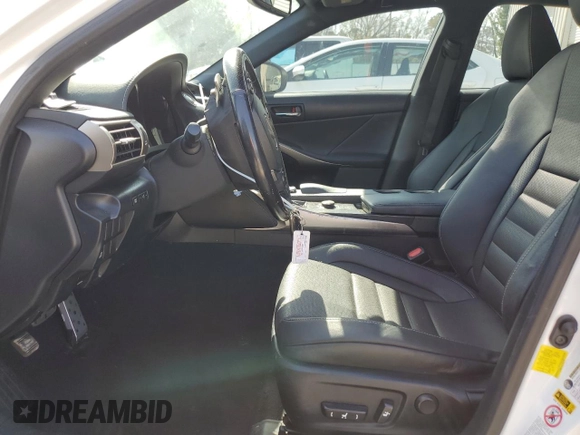 2016 Lexus IS with VIN JTHBE1D26G5026870, listed as a Copart auction lot 48495185 with 86,389 mi miles and Salvage Title. Bid and sale history available at carsss.com. Image 7.
