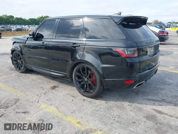 2020 Land Rover Range Rover Sport Autobiography z VIN SALWV2SE1LA889446, wystawiony jako IAAI lot #41599612 z przebiegiem 41 565 mil mil oraz . Historia ofert i sprzedaży dostępna na DreamBid. Obrazek 3.