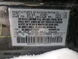 2023 Nissan Sentra SV with VIN 3N1AB8CV2PY256972, listed as a Copart auction lot 88198105 with 45,863 mi miles and Salvage Title. Bid and sale history available at carsss.com. Image 15.