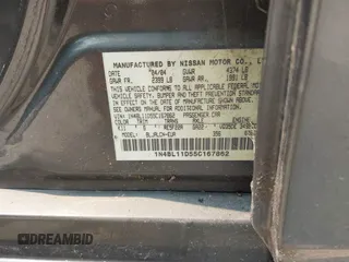2005 Nissan Altima SE-R with VIN 1N4BL11D55C167862, listed as a IAAI auction lot 42415547 with Not provided miles and . Bid and sale history available at DreamBid. Image 9.