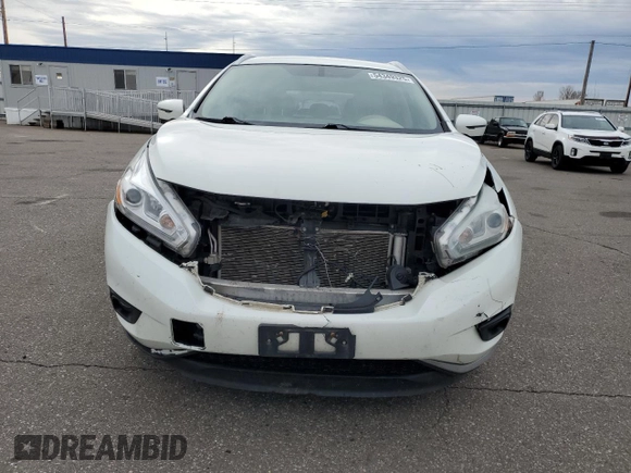 2017 Nissan Murano S with VIN 5N1AZ2MG8HN195563, listed as a Copart auction lot 54349325 with 210,486 mi miles and Non Repairable. Bid and sale history available at carsss.com. Image 5.
