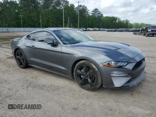 2022 Ford Mustang EcoBoost with VIN 1FA6P8TH8N5122837, listed as a Copart auction lot 51655955 with 32,303 mi miles and Salvage title. Bid and sale history available at DreamBid. Image 4.
