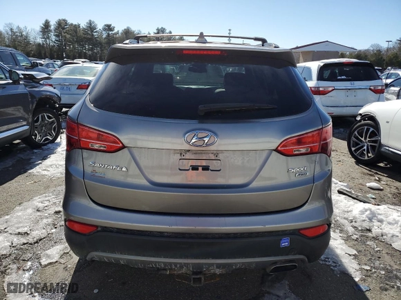 2016 Hyundai Santa Fe Sport with VIN 5XYZUDLBXGG315201, listed as a Copart auction lot 46097065 with 114,747 mi miles and Salvage Title. Bid and sale history available at carsss.com. Image 6.