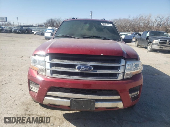 2015 Ford Expedition Platinum with VIN 1FMJU1LT7FEF17789, listed as a Copart auction lot 38524543 with Not provided miles and Salvage title. Bid and sale history available at DreamBid. Image 5.