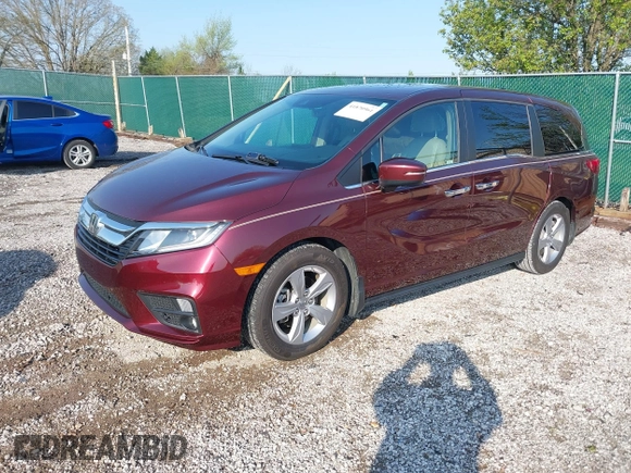 2019 Honda Odyssey EX-L z VIN 5FNRL6H75KB116656, wystawiony jako IAAI lot #41870961 z przebiegiem 87 697 mil mil oraz . Historia ofert i sprzedaży dostępna na DreamBid. Obrazek 18.