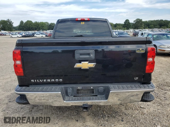 2017 Chevrolet Silverado 1500 LT with VIN 1GCPCREC4HF160372, listed as a Copart auction lot 69954784 with 154,585 mi miles and Salvage Title. Bid and sale history available at DreamBid. Image 6.