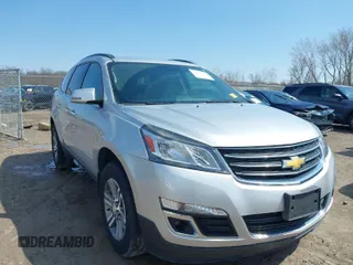 2015 Chevrolet Traverse LT with VIN 1GNKRGKD6FJ343333, listed as a IAAI auction lot 41956390 with 211,751 mi miles. Bid and sale history available at carsss.com. Image 1.
