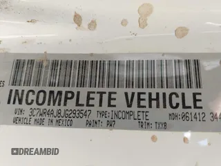 2018 Ram 2500 Tradesman z VIN 3C7WR4AJ8JG293547, wystawiony jako IAAI lot #42474445 z przebiegiem 121 406 mil mil oraz . Historia ofert i sprzedaży dostępna na DreamBid. Obrazek 9.