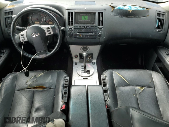2005 Infiniti FX with VIN JNRAS08W65X207997, listed as a Copart auction lot 58434895 with 214,827 mi miles and Salvage title. Bid and sale history available at DreamBid. Image 8.