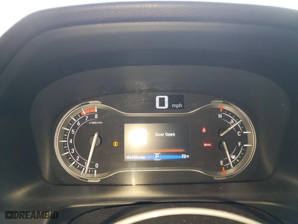 2018 Honda Pilot EX-L with VIN 5FNYF5H51JB016743, listed as a Copart auction lot 46347275 with 106,433 mi miles and Salvage Title. Bid and sale history available at carsss.com. Image 9.