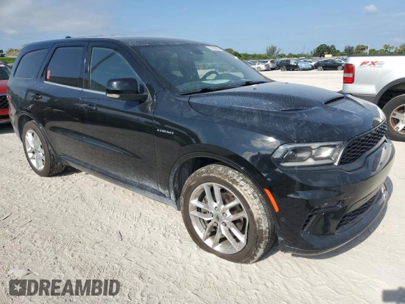 2021 Dodge Durango R/T z VIN 1C4SDHCTXMC693309, wystawiony jako Copart lot #57399455 z przebiegiem 115 053 mil mil oraz Szkoda całkowita • Salvage title. Historia ofert i sprzedaży dostępna na DreamBid. Obrazek 4.