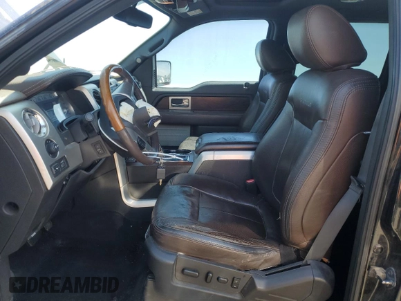 2010 Ford F-150 XL with VIN 1FTFW1EV6AFA09786, listed as a Copart auction lot 54954795 with 152,305 mi miles and Salvage title. Bid and sale history available at DreamBid. Image 7.