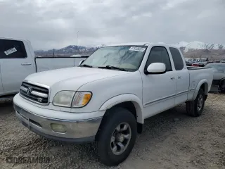 2001 Toyota Tundra Ltd with VIN 5TBBT48151S209603, listed as a Copart auction lot 47633605 with 283,681 mi miles and Clean Title. Bid and sale history available at carsss.com. Image 1.