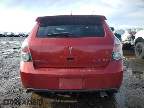 2009 Pontiac Vibe with VIN 5Y2SN67059Z430800, listed as a Copart auction lot 82891614 with 140,496 mi miles and Clean title. Bid and sale history available at DreamBid. Image 6.