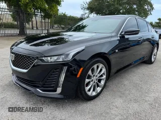2020 Cadillac CT5 Premium Luxury with VIN 1G6DN5RKXL0124837, listed as a Copart auction lot 63713535 with 90,731 mi miles and Salvage title. Bid and sale history available at DreamBid. Image 1.