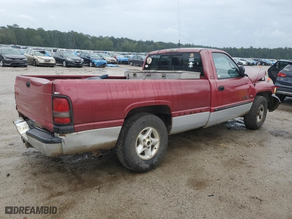 1999 Dodge Ram 1500 with VIN 1B7HC16Z3XS167442, listed as a Copart auction lot 73318924 with 158,376 mi miles and Salvage Title. Bid and sale history available at carsss.com. Image 3.