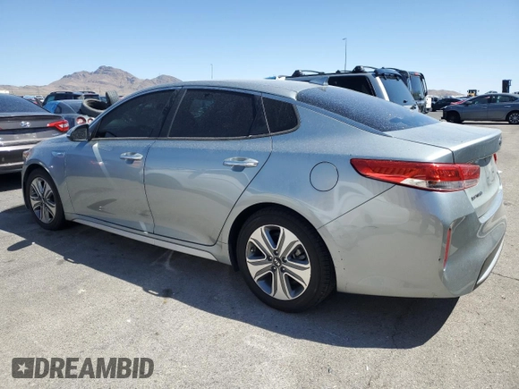 2017 Kia Optima Hybrid EX with VIN KNAGU4LE4H5017493, listed as a Copart auction lot 53949885 with 112,034 mi miles and Clean Title. Bid and sale history available at carsss.com. Image 2.