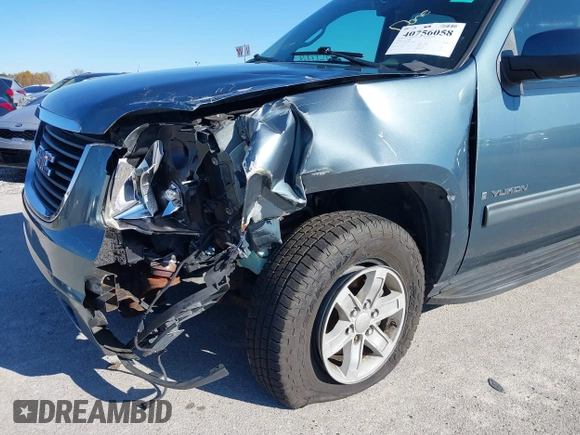 2009 GMC Yukon SLT 4SB with VIN 1GKFK33049R248055, listed as a IAAI auction lot 40756058 with 163,477 mi miles and . Bid and sale history available at DreamBid. Image 6.