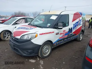 2015 Ram ProMaster City Cargo Tradesman with VIN ZFBERFAT8F6A85267, listed as a IAAI auction lot 41771744 with 113,128 mi miles. Bid and sale history available at carsss.com. Image 2.