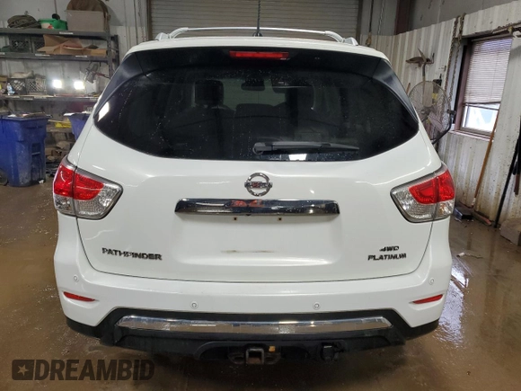 2013 Nissan Pathfinder SV with VIN 5N1AR2MM0DC613822, listed as a Copart auction lot 50261245 with 120,311 mi miles and Salvage Title. Bid and sale history available at carsss.com. Image 6.