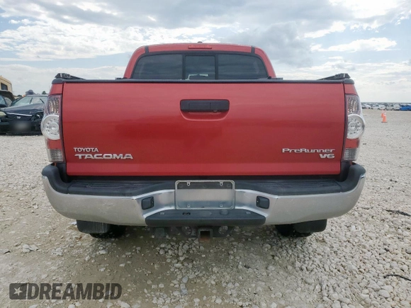 2011 Toyota Tacoma PreRunner with VIN 5TFJU4GN5BX006503, listed as a Copart auction lot 60829965 with 179,526 mi miles and Salvage title. Bid and sale history available at DreamBid. Image 6.