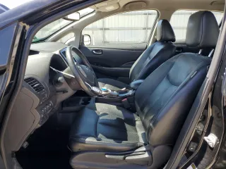 2014 Nissan LEAF SL with VIN 1N4AZ0CP7EC334248, listed as a Copart auction lot 52198325 with 57,659 mi miles and Salvage Title. Bid and sale history available at carsss.com. Image 7.