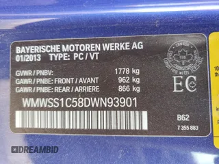 2013 MINI Paceman z VIN WMWSS1C58DWN93901, wystawiony jako Copart lot #77044034 z przebiegiem 189 375 mil mil oraz Czysty tytuł • Clean title. Historia ofert i sprzedaży dostępna na DreamBid. Obrazek 13.