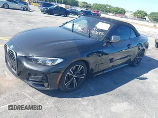 2023 BMW 4 Series M440i with VIN WBA53AT08PCL58435, listed as a IAAI auction lot 41745514 with 23,161 mi miles and . Bid and sale history available at DreamBid. Image 18.