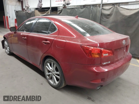 2007 Lexus IS 350 with VIN JTHBE262575016978, listed as a IAAI auction lot 42033561 with 156,474 mi miles and . Bid and sale history available at DreamBid. Image 3.