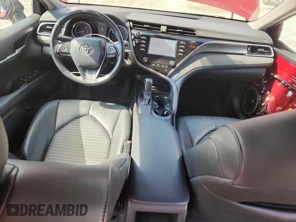 2018 Toyota Camry LE with VIN 4T1B11HK5JU588145, listed as a Copart auction lot 59882425 with 196,792 mi miles and Salvage title. Bid and sale history available at DreamBid. Image 8.