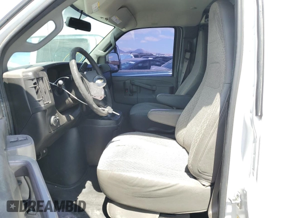 2016 Chevrolet Express Cargo with VIN 1GCWGAFF5G1190275, listed as a Copart auction lot 54185295 with 103,253 mi miles and Salvage title. Bid and sale history available at DreamBid. Image 7.