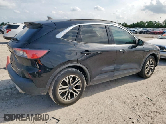 2020 Ford Escape SEL with VIN 1FMCU0H66LUB65859, listed as a Copart auction lot 60489845 with 93,019 mi miles and Salvage title. Bid and sale history available at DreamBid. Image 3.