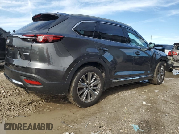 2023 Mazda CX-9 Signature with VIN JM3TCBEYXP0632844, listed as a Copart auction lot 87180834 with 20,415 mi miles and Salvage title. Bid and sale history available at DreamBid. Image 3.