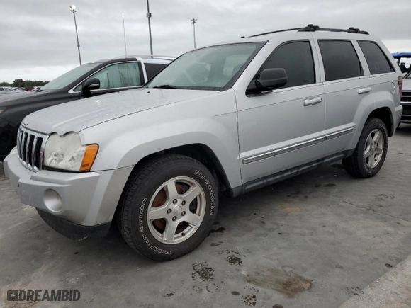 2007 Jeep Grand Cherokee Limited with VIN 1J8HS58P07C501130, listed as a Copart auction lot 74770004 with 0 mi miles and Salvage Title. Bid and sale history available at carsss.com. Image 1.