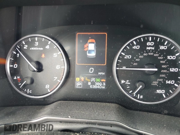 2021 Subaru Legacy Limited with VIN 4S3BWAN60M3002491, listed as a Copart auction lot 62435014 with 63,840 mi miles and Salvage title. Bid and sale history available at DreamBid. Image 9.