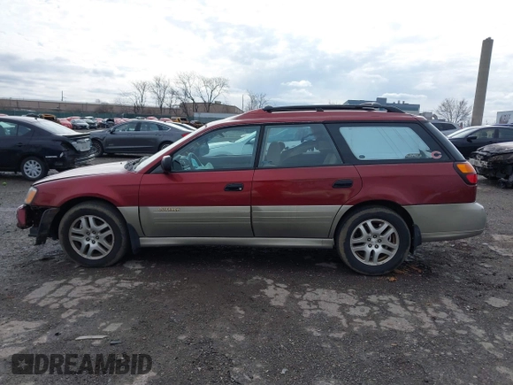 2002 Subaru Legacy Outback with VIN 4S3BH675227620669, listed as a IAAI auction lot 41734615 with 238,676 mi miles and . Bid and sale history available at DreamBid. Image 13.