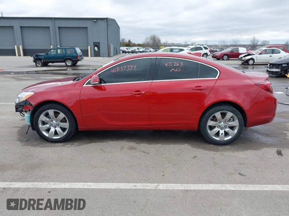 2015 Buick Regal с VIN 2G4GK5EX1F9141102, выставлен на аукционе IAAI как лот 41837394 с пробегом 45 263 миль миль и . История ставок и продаж доступна на DreamBid. Изображение 15.