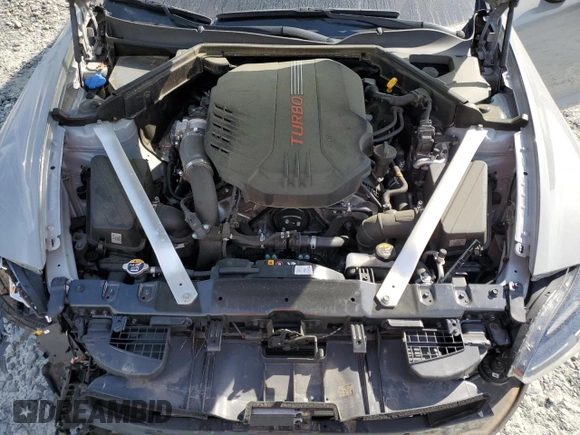 2022 Kia Stinger GT1 with VIN KNAE45LC8N6105917, listed as a Copart auction lot 49444555 with 26,089 mi miles and Salvage Title. Bid and sale history available at DreamBid. Image 11.