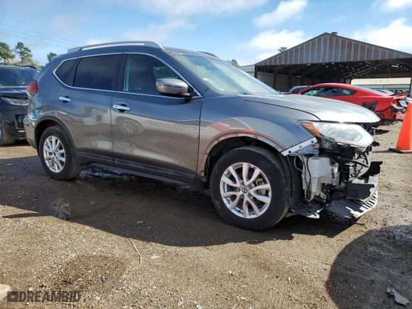 2017 Nissan Rogue SV with VIN 5N1AT2MT1HC881468, listed as a Copart auction lot 46773825 with 0 mi miles and Salvage Title. Bid and sale history available at carsss.com. Image 4.