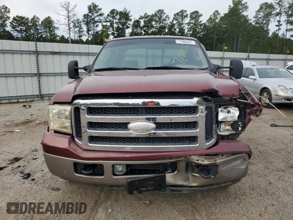 2006 Ford Super Duty F-250 XL with VIN 1FTSW20PX6EA72013, listed as a Copart auction lot 71580323 with 127,137 mi miles and Salvage Title. Bid and sale history available at carsss.com. Image 5.