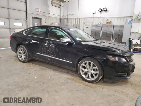 2015 Chevrolet Impala LTZ with VIN 2G1155SL6F9174088, listed as a Copart auction lot 43587095 with 80,755 mi miles and Salvage Title. Bid and sale history available at DreamBid. Image 4.