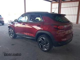 2025 Chevrolet TrailBlazer RS with VIN KL79MTSL6SB117672, listed as a IAAI auction lot 41511450 with 1,516 mi miles. Bid and sale history available at carsss.com. Image 3.
