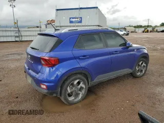 2023 Hyundai Venue Limited with VIN KMHRC8A35PU259250, listed as a Copart auction lot 61553225 with 19,087 mi miles and Salvage title. Bid and sale history available at DreamBid. Image 3.